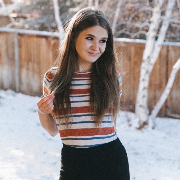 Striped Madewell Shirt - Picture 1 of 9